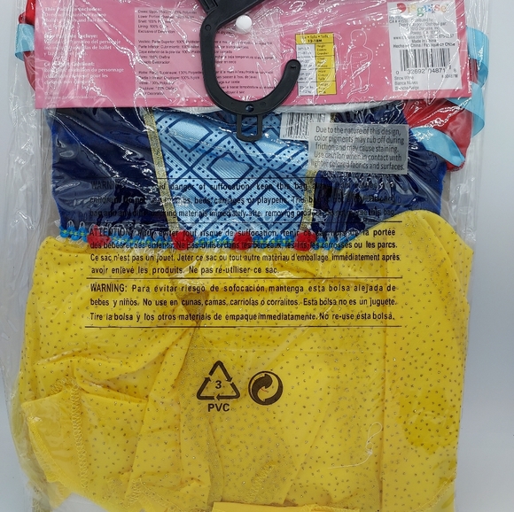 *SHIPS SAME/NEXT DAY!* New Snow White Infant Costume - Size 12-18mo - Picture 3 of 5